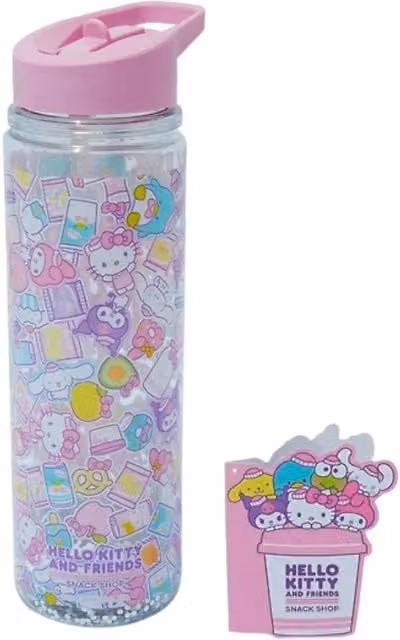 Hello Kitty Flip Top Water Bottle in Pink, 500ml – 1