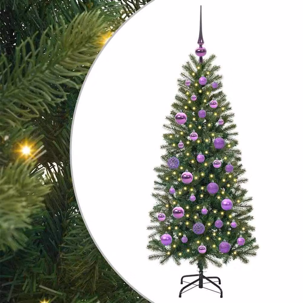 Berkfield Home Artificial Green Christmas Tree with 150 LEDs, Height: 120 cm – 2