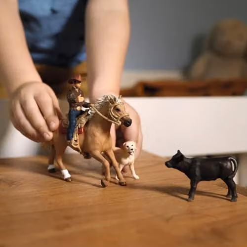 Schleich Farm World Western Riding Adventures 6-Piece Multicolour Animal Playset 42578 – 2