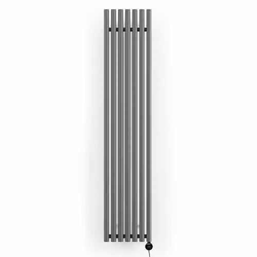 Terma Rolo Room E Electric Radiator with Wifi and App Control, Modern Grey, H x W: 180 x 37 cm – 2