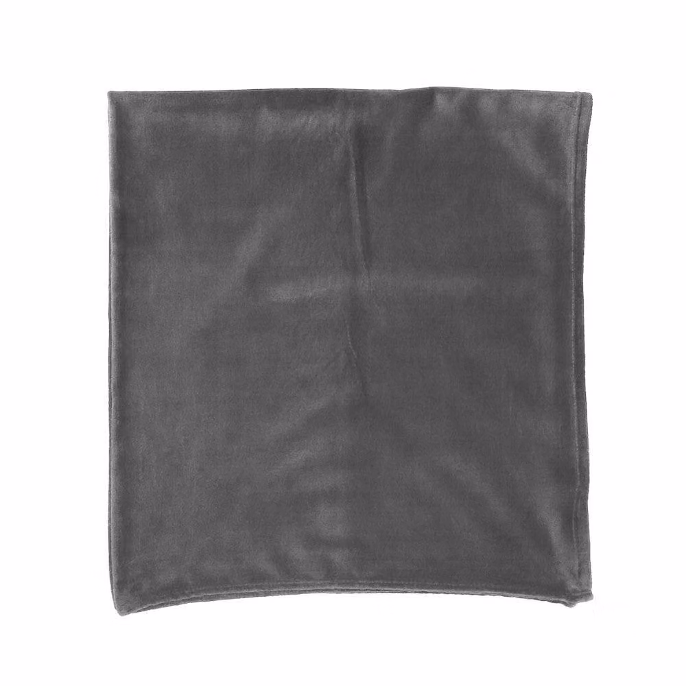 Voltico Super Soft Plain Flannel Throw Blanket in Green and Dark Grey, W: 130 cm, L: 160 cm – 2