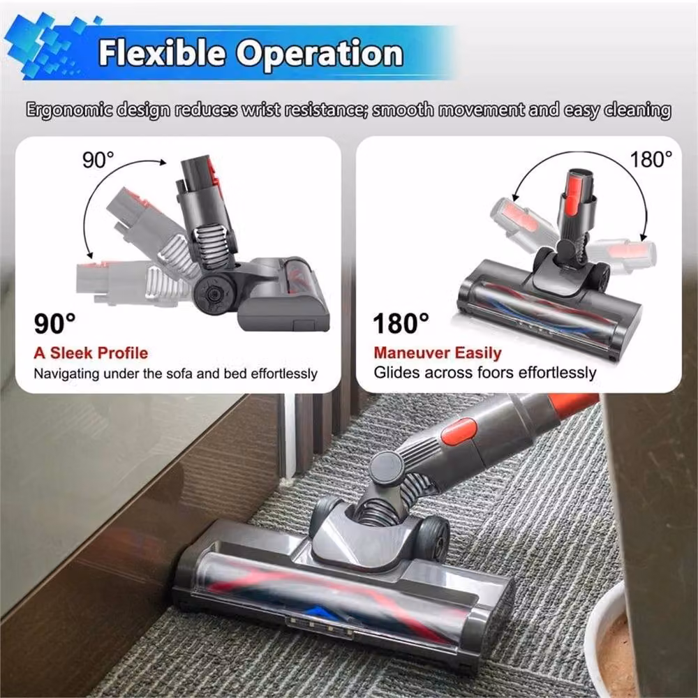 Kelvenix Motorised Floor Brush Genuine Roller Head Tool in Grey – 4
