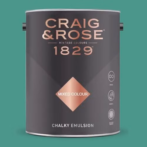 Craig & Rose 1829 Chalky Emulsion Fleurie Paint Stop, Multicolour, 5 l