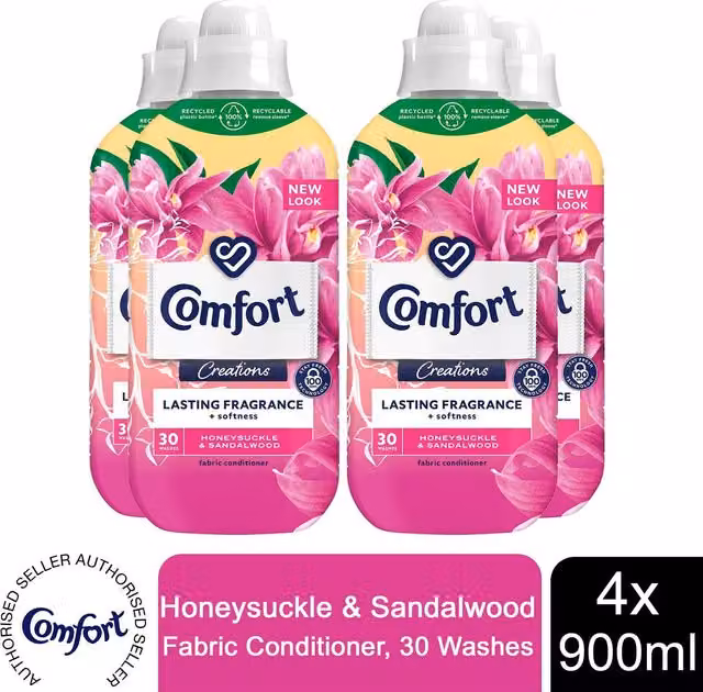 Comfort Fabric Conditioner Honeysuckle and Sandalwood 3.6 kg