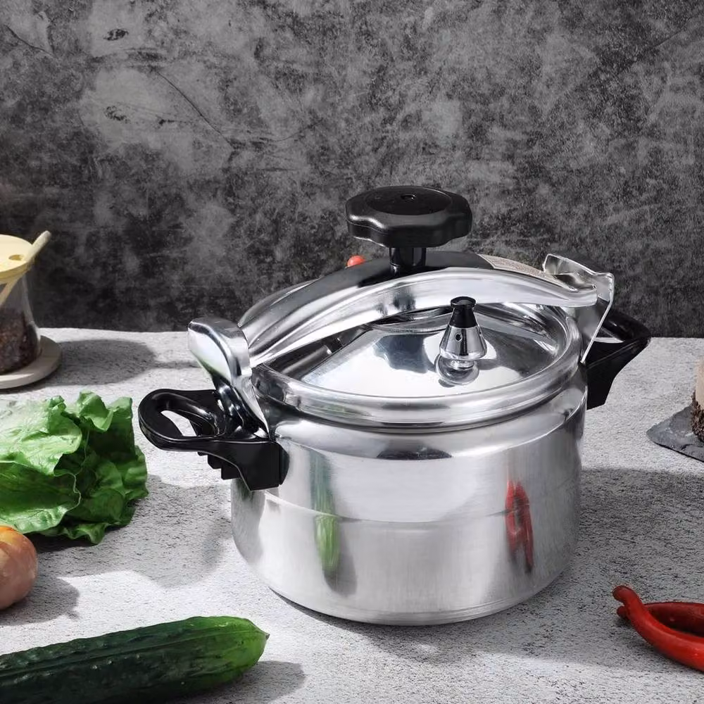 PAWNORA Silver Aluminium Uncoated Pressure Cooker, 7 l – 3
