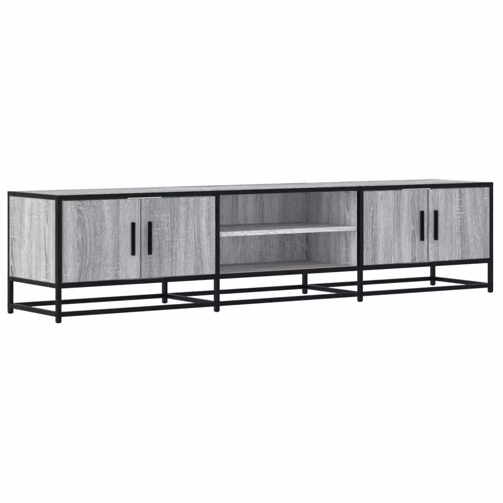 Berkfield Home Grey Sonoma TV Cabinet in Engineered Wood W/D/H: 180 x 41 x 41 cm – 2