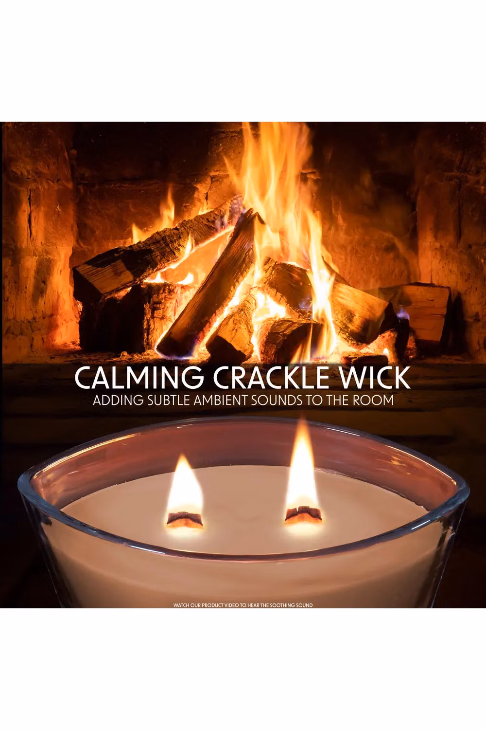 Deco Express Clementine Spice Scented Woodwick Candle in Brown – 7