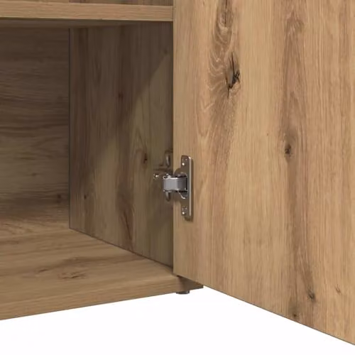 vidaXL Artisan Oak Sideboard in Brown, W/D/H: 60 x 30 x 75 cm – 4