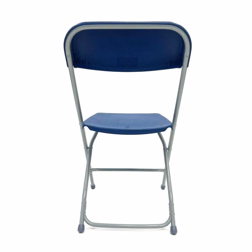 PAWNORA Blue Metal Folding Chairs – 3
