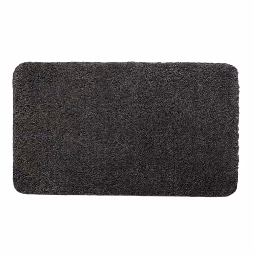 My Lux Grey Hand-Tufted Polypropylene Shaggy Rug, W: 100 cm, D: 60 cm, H: 1 cm – 1
