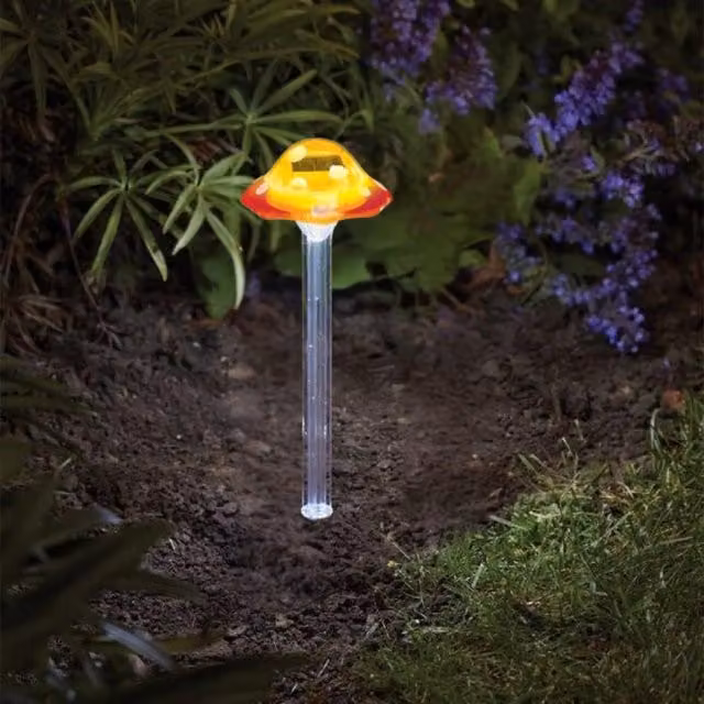 Marco Paul Solar Mushroom Stake Light - Yellow