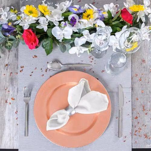 Argon Tableware Metallic Charger Plate in Gold, Diameter: 33 cm – 3