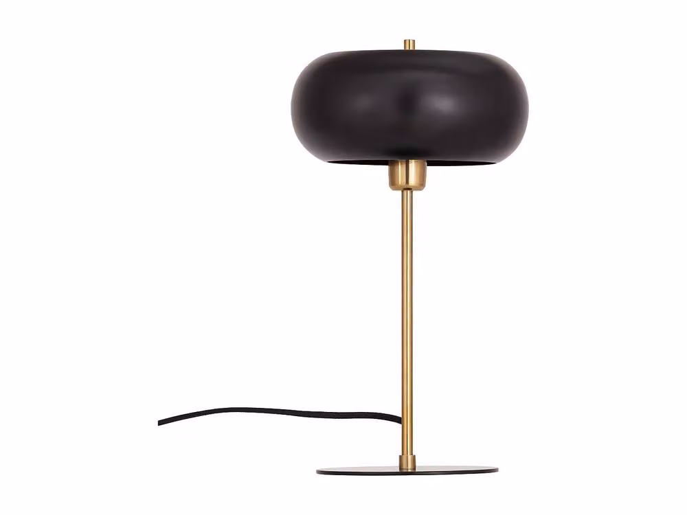 Vente-unique Kerry Metal Table Lamp in Gold/Brass and Black, Diameter: 26 cm, Height: 50 cm – 2