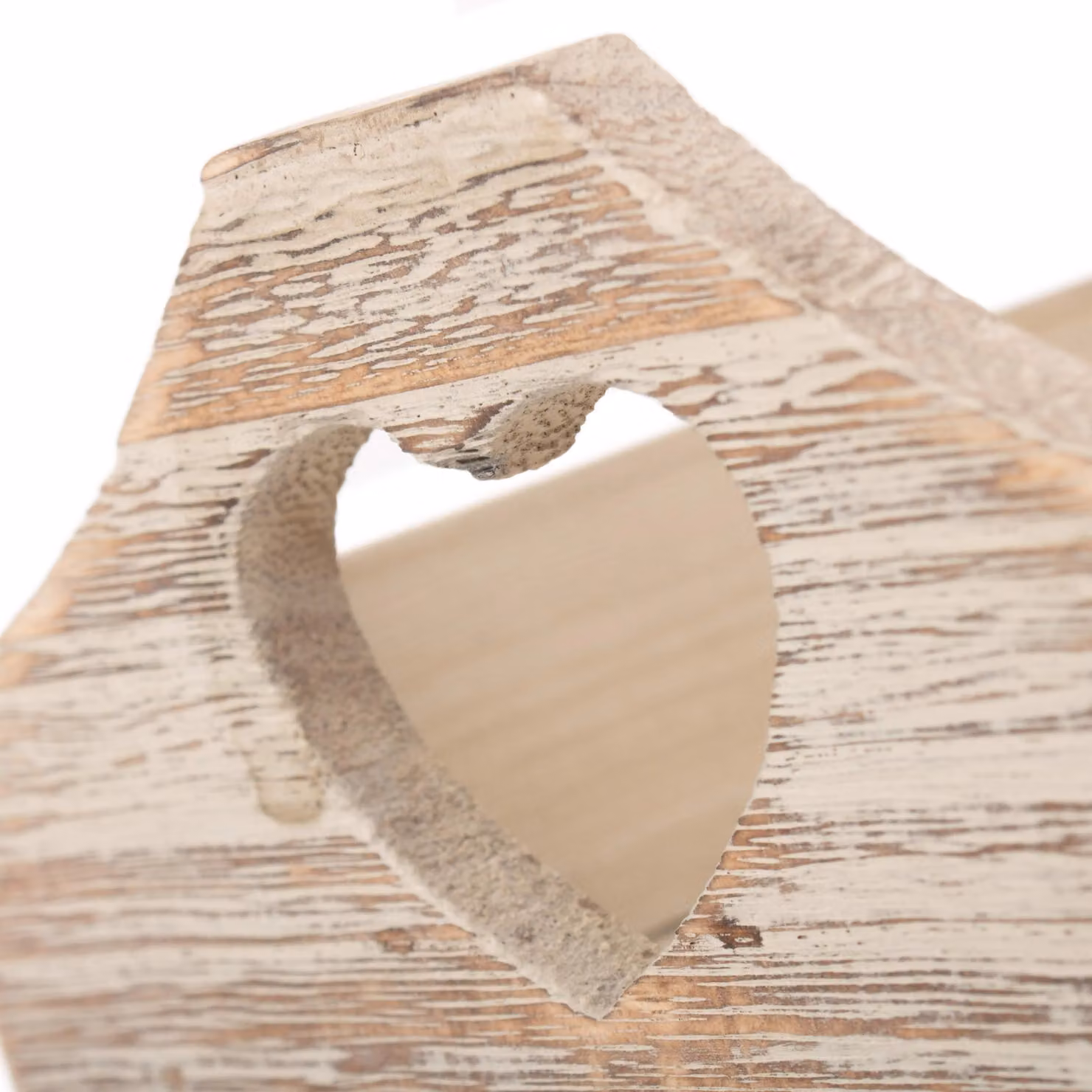 Red Hamper Shallow Wooden Heart Cut Out Tray in Brown, W: 14 cm, H: 7 cm, D: 26.5 cm – 2