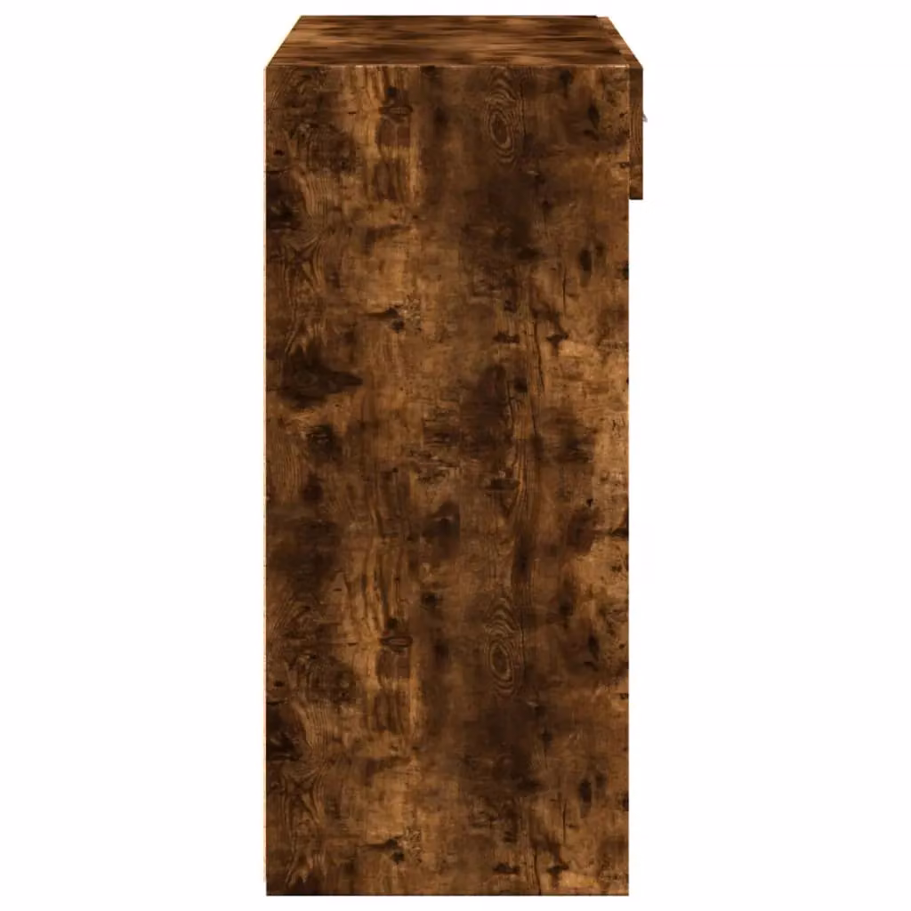 Berkfield Home Smoked Oak Sideboard in Brown, W/D/H: 80 x 42.5 x 93 cm – 4