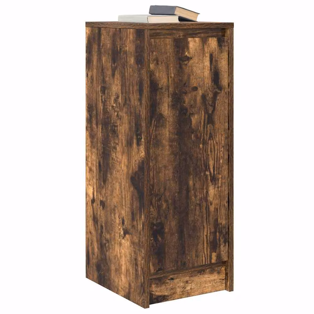 Berkfield Home Smoked Oak Sideboard in Brown, W/D/H: 29.5 x 34 x 76 cm – 3
