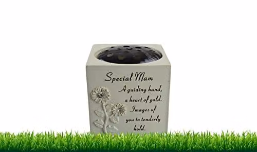 David Fischhoff Memorial Grave Sunflower Rose Bowl in Cream White – 1