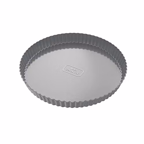 Ninja Foodi ZEROSTICK Round Non-Stick Tart Tin, Grey, Diameter: 25 cm