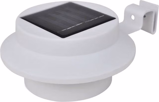 Berkfield Home 12 Piece Solar LED Outdoor Fence Lamps in White