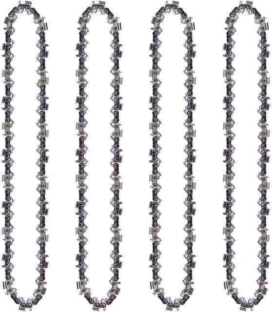 SPETLEK 4-Pack Silver Chainsaw Saw Chains