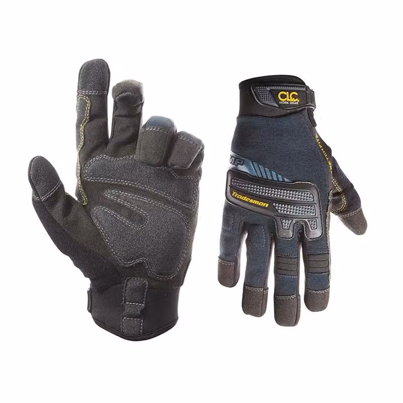 Kunys Tradesman Flex Grip Gloves, Large, Black and Multicolour – 2