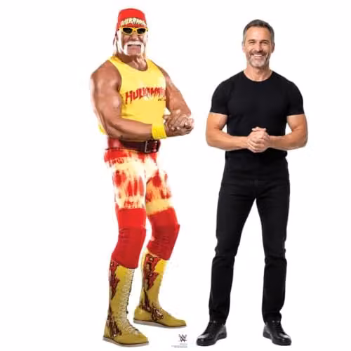 Star Cutouts WWE Hulk Hogan Ultimate Edition Lifesize Cardboard Cutout, Multicolour
