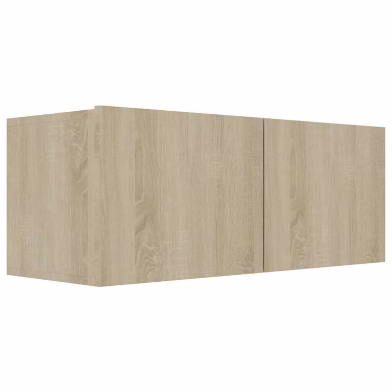 Berkfield Home Modern 6 Piece TV Cabinet Set in Light Oak Sonoma Oak Engineered Wood