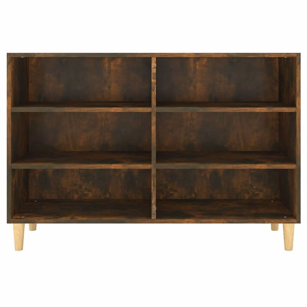 Berkfield Home Smoked Oak Sideboard in Brown, W/D/H: 103.5 x 35 x 70 cm – 4
