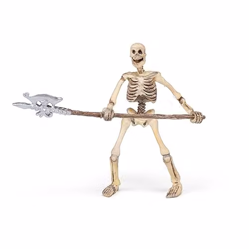 Papo Realistic Glow-in-the-Dark Skeleton Figure from the Fantasy & Medieval Collection in White and Multicolour – 2