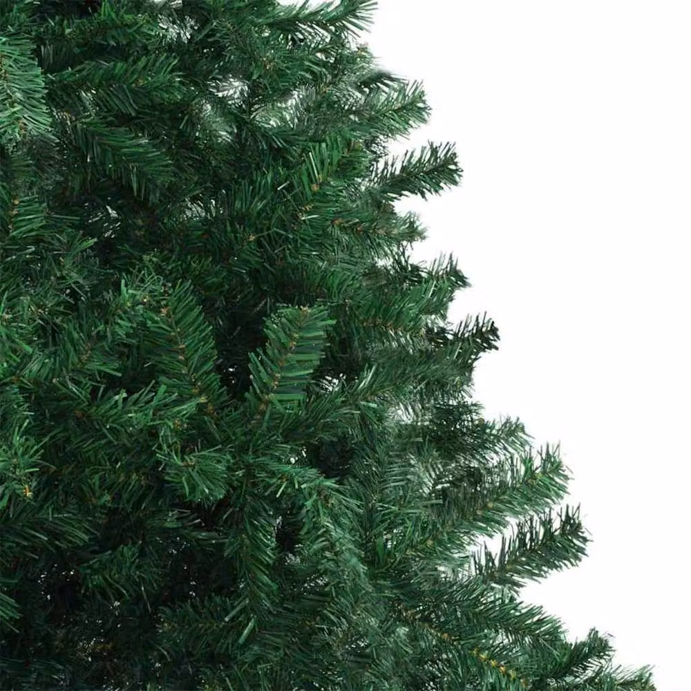 Berkfield Home Green PVC Christmas Tree with Decorative String Lights, Height: 400 cm – 3