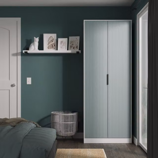 Ready Assembled 2 U Menai 2 Door Wardrobe in Duck Egg Blue – 1