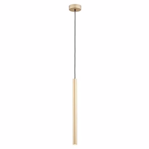 Netlighting Rio Slim Pendant Ceiling Light Gold/Brass 719lm 3000K