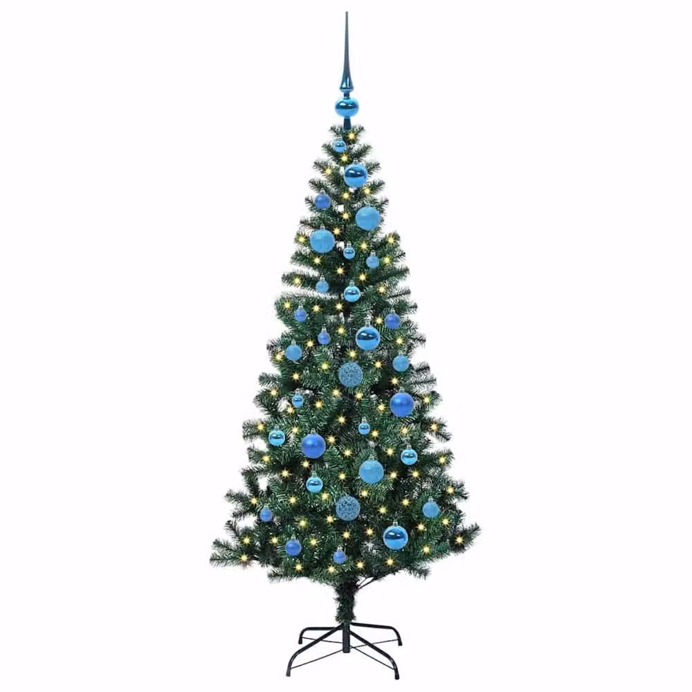 Berkfield Home Pre-lit Artificial Christmas Tree, Green, Height: 150 cm – 3
