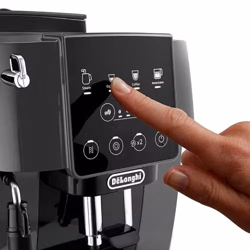 DeLonghi Magnifica Start Bean to Cup Automatic Coffee Machine with Steam Wand, Grey and Black – 3