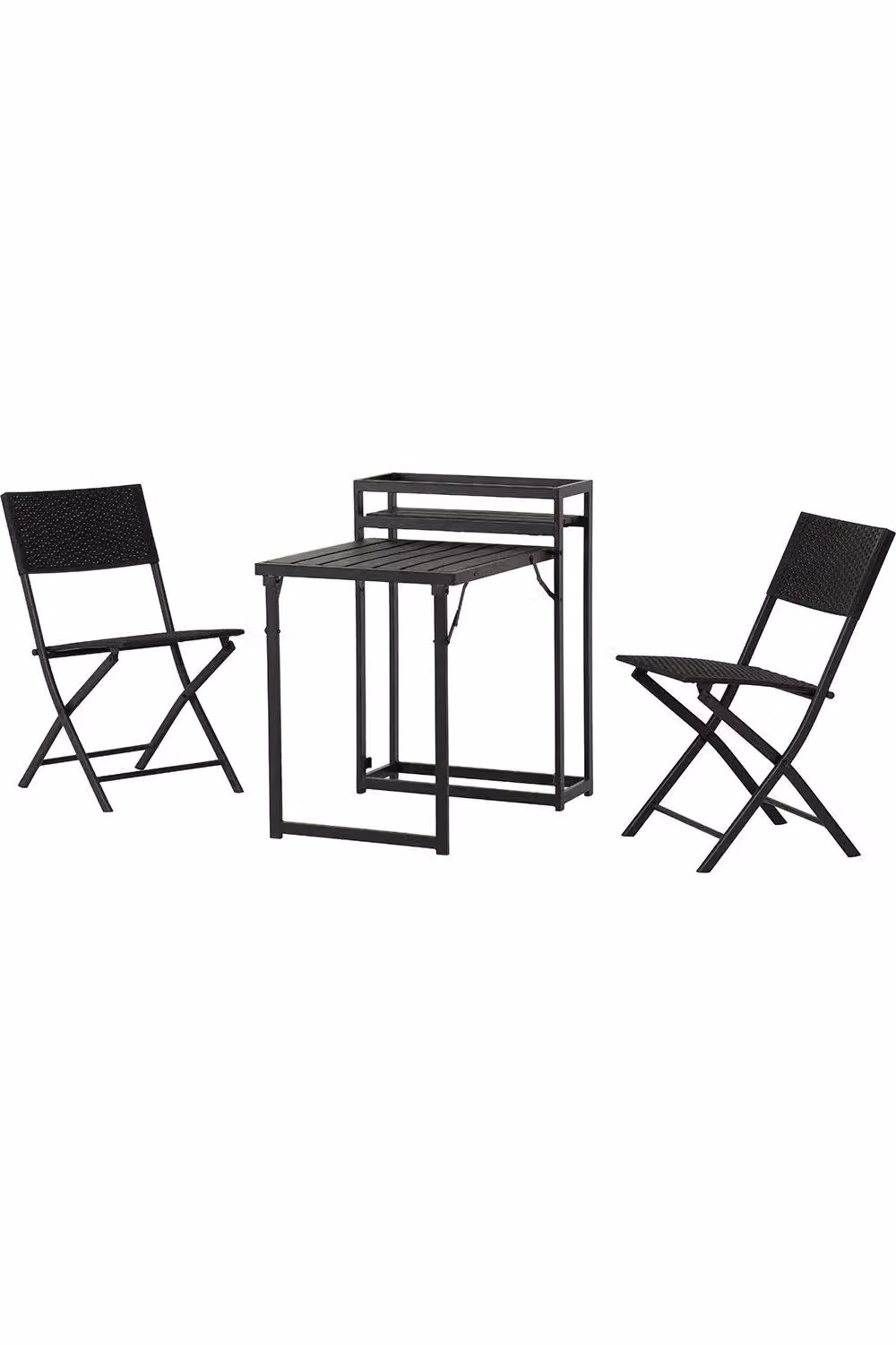 Seconique Foldaway 1+2 Garden Set in Black – 7