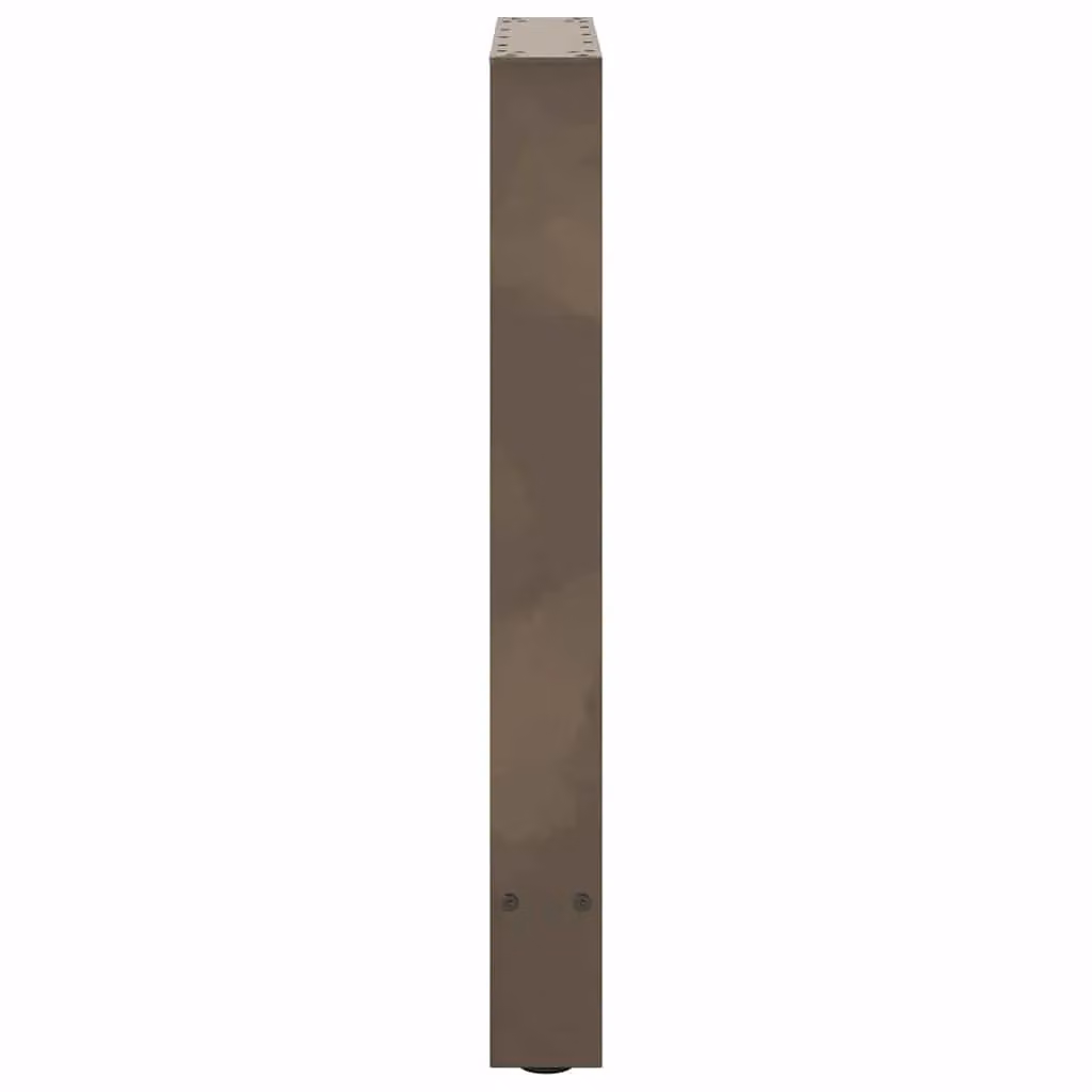 Berkfield Home Modern Geometric Coffee Table Legs in Grey Matt Steel, 2 pcs, H: 72.5 cm x W: 50 cm – 3