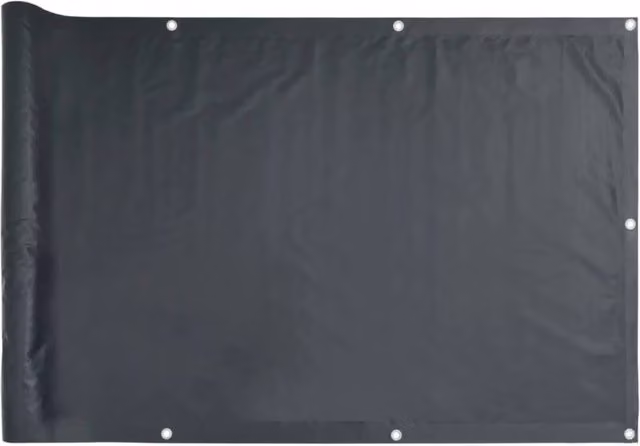 Berkfield Home Balcony Screen in Anthracite Grey, W: 90 cm, L: 500 cm – 1