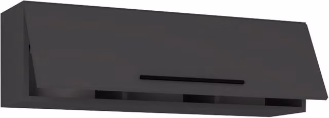 VCM Arila L Wood Wall Cabinet in Dark Grey – 1