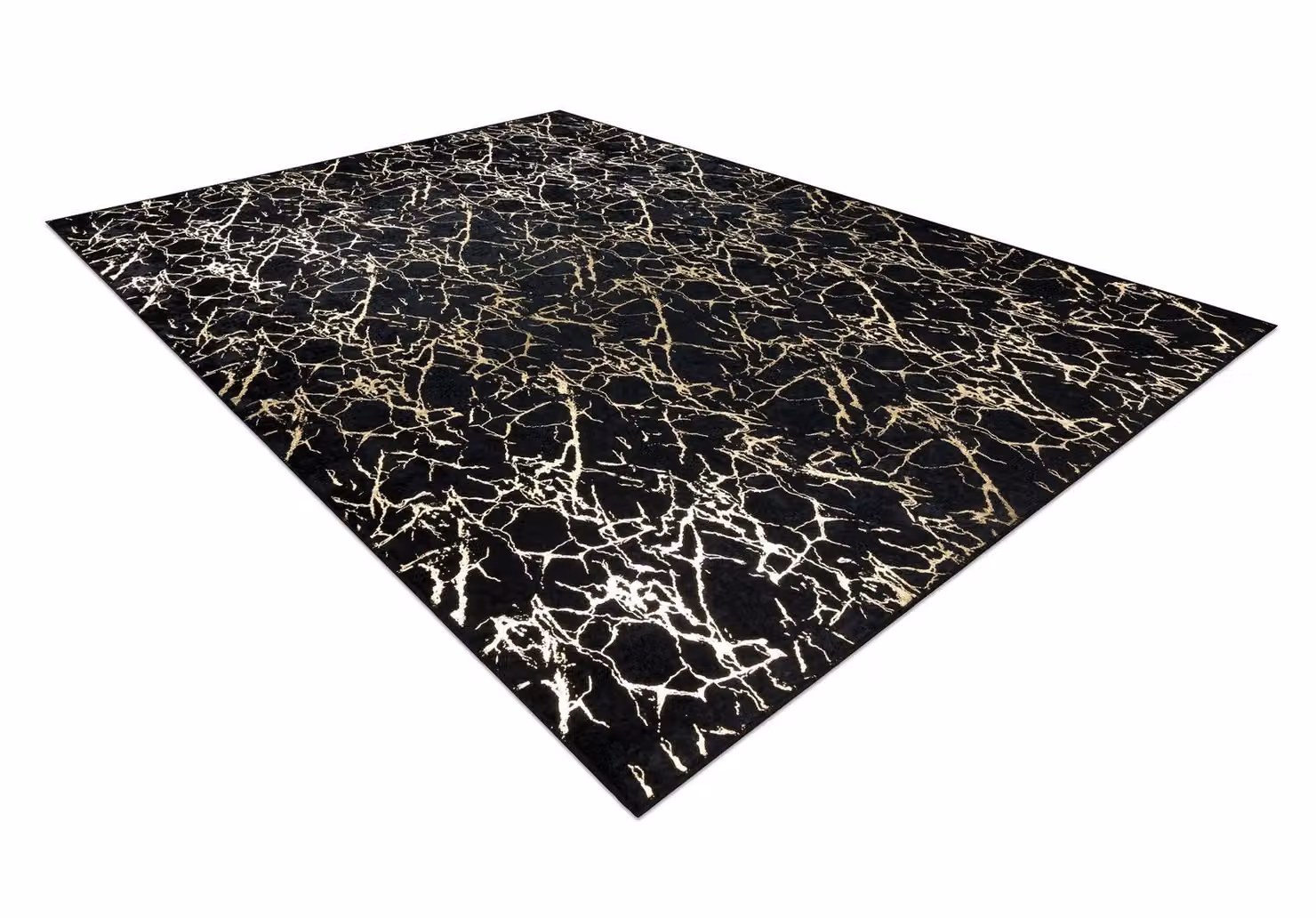 RugsX Miro Black Stone Look Rectangular Rug, W: 120 cm, L: 170 cm – 3
