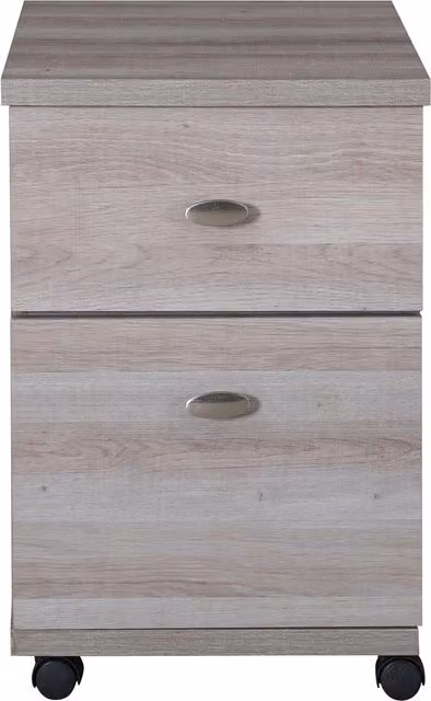 Sunjoy Grey Mobile File Cabinet with Castors