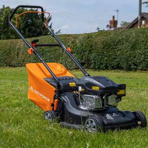 Yard Force GM R40 Hand Push Petrol Lawnmower with 127cc Engine, Orange – 2
