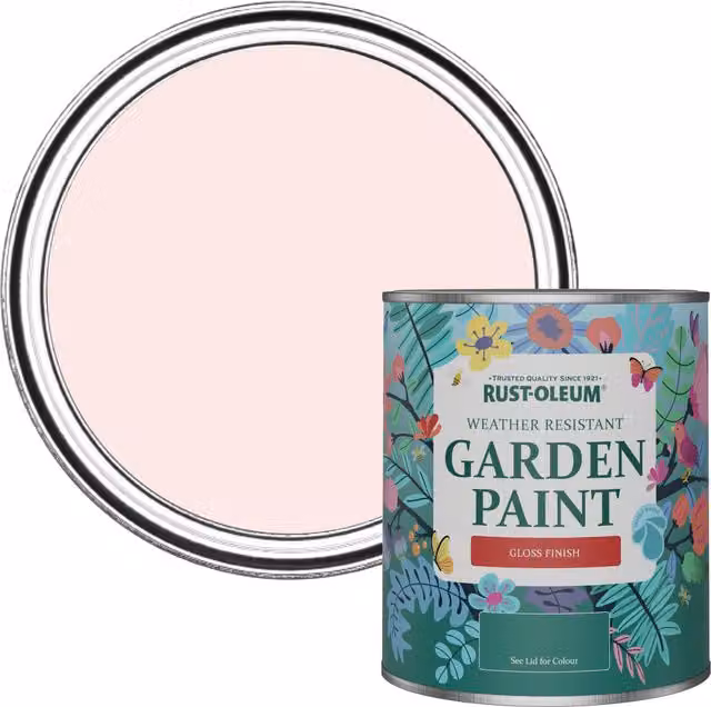 Rust-Oleum Garden Paint in Gloss Finish, Pink, 0.75 l