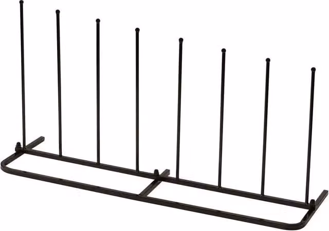 FLAVORA Black Metal Welly Boot Rack