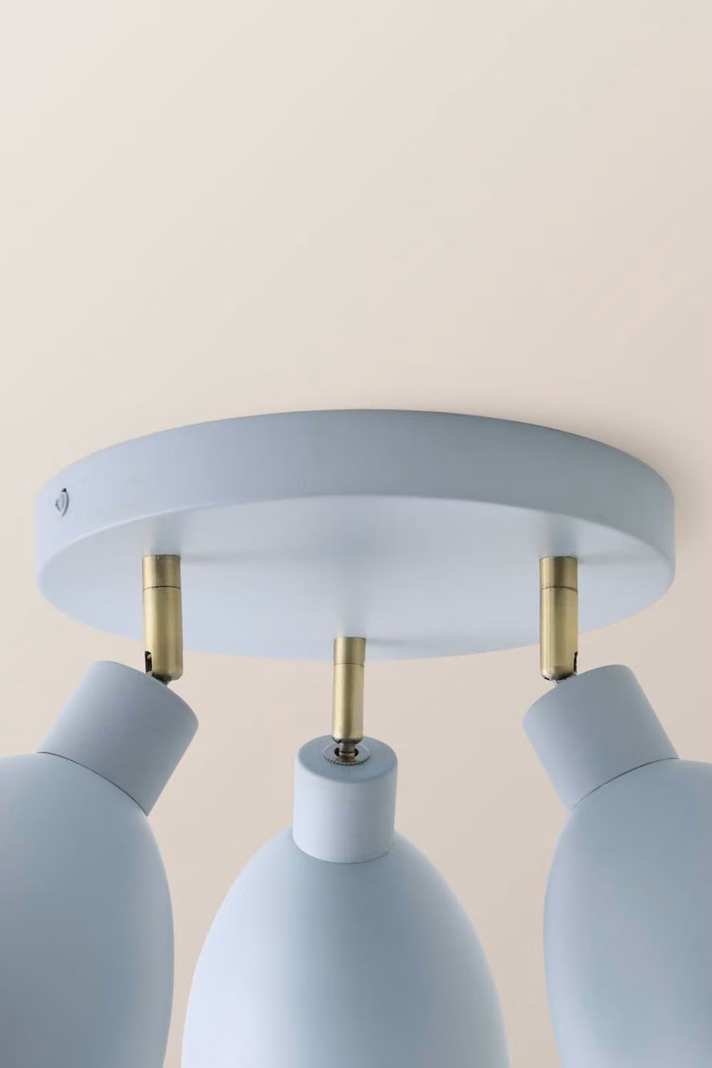ValueLights Millie Flower Scallop 3 Way Adjustable Round Ceiling Spotlight with Bulbs in Blue – 2