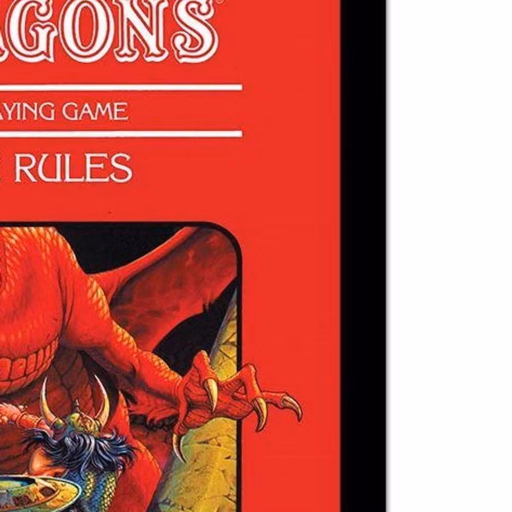 Dungeons & Dragons Set 1 Basic Rules Framed Multicolour Paper Poster – 2