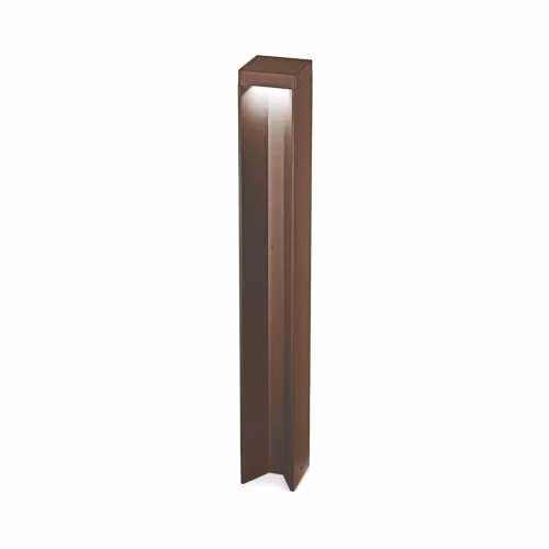 Netlighting Kurt LED Outdoor Bollard Floor Lamp, Brown, 4000K, IP54, Non-Dimmable – 1