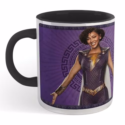 Zavvi Shazam! Fury of The Gods Speed Mug in Black and Multicolour Ceramic