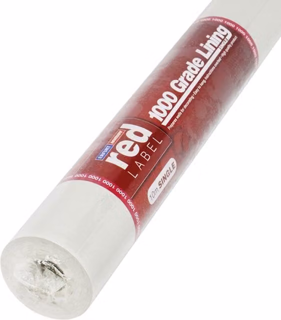 Erfurt Red Label 1000 Grade Lining Paper Single Roll, Grey