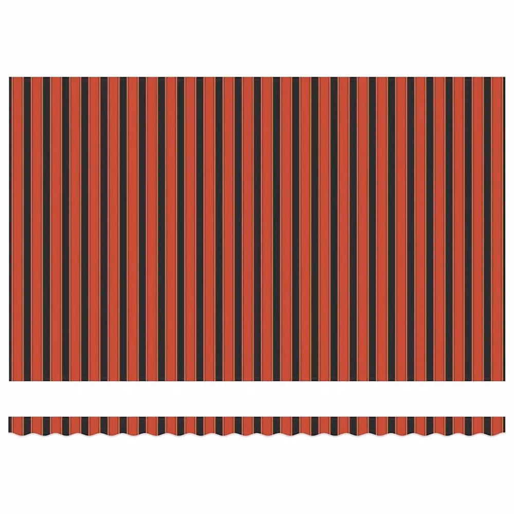 Berkfield Home Manual Retractable Wall-Mounted Awning, Red Striped, W: 500 cm, D: 300 cm – 4
