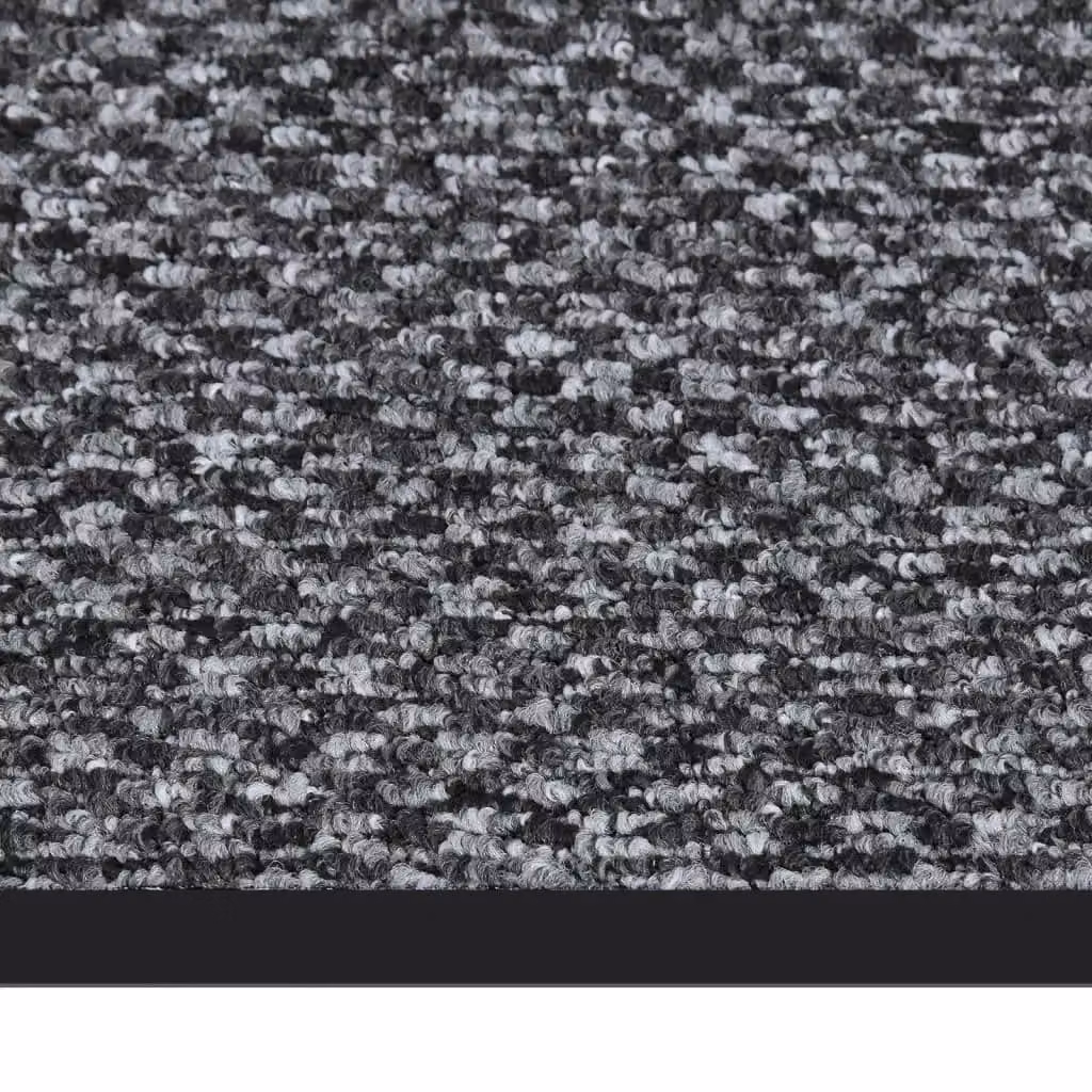 Berkfield Home Non-Slip Brushing Doormat, Grey and Black, W: 40 cm, D: 60 cm – 2